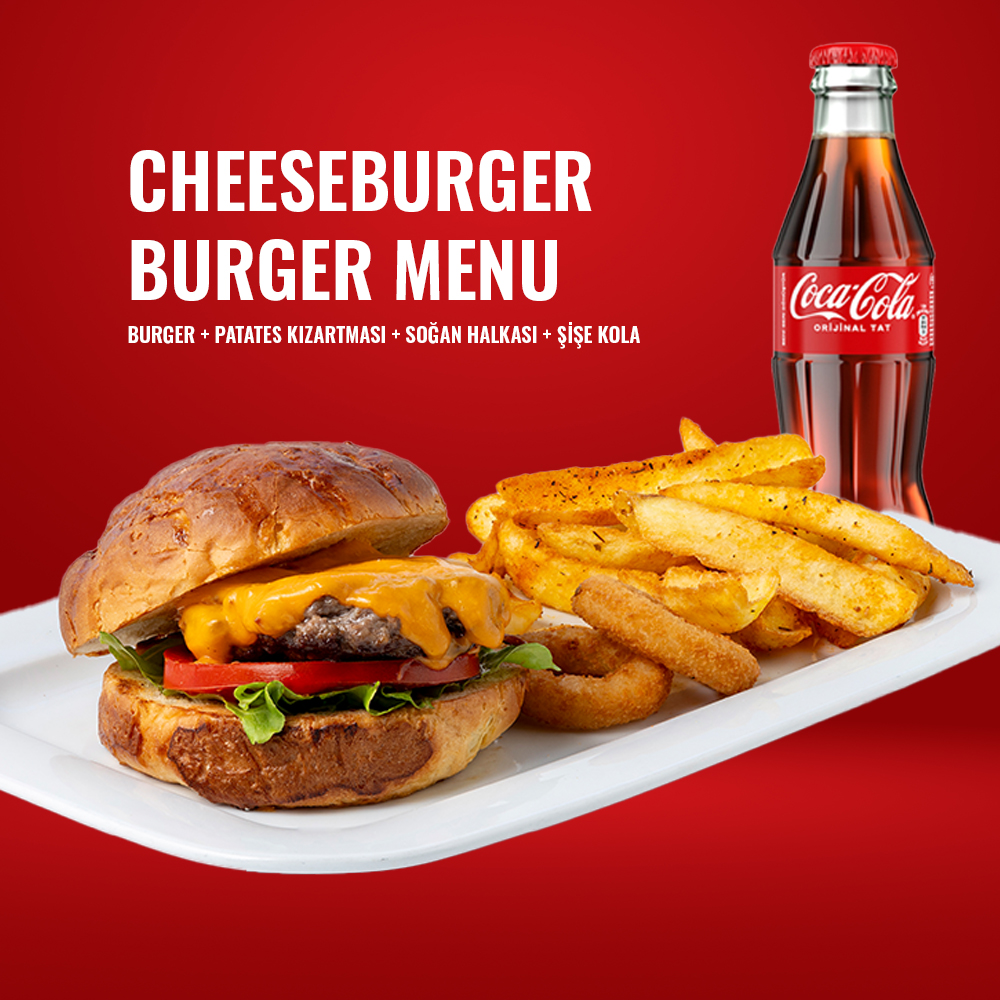 Cheeseburger Menü