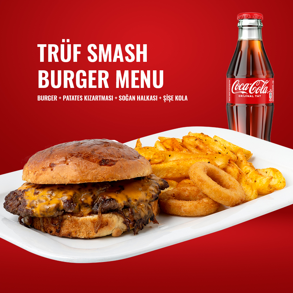 Trüf Soslu Smash Burger Menü